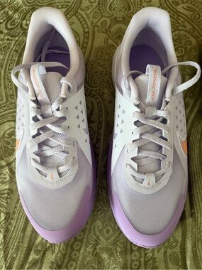 Nike Women's Lavender and Peach sonic fly Athletic Running Shoes